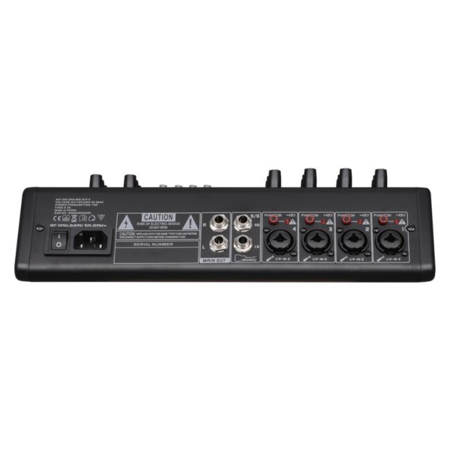 DNA MIX-EFF 6 ANALOGOWY MISKER DZWIĘKU 6 KANAŁÓW USB MP3 BLUETOOTH PHANTOM +48V DSP EQ EFEKTY
