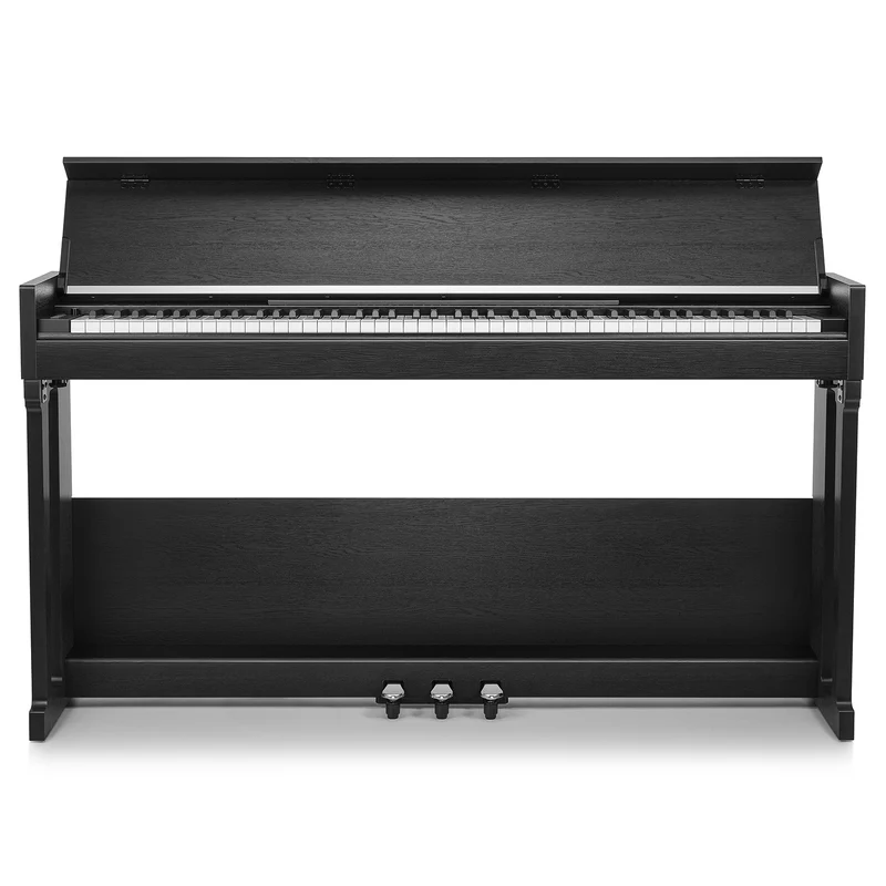DONNER DDP-90 PRO BLACK CZARNE PIANINO CYFROWE 88 KLAWISZY WAŻONA KLAWIATURA EC7309