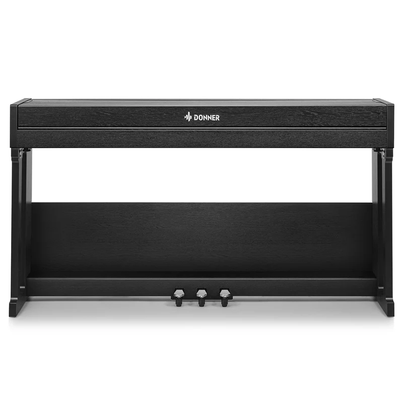 DONNER DDP-90 PRO BLACK CZARNE PIANINO CYFROWE 88 KLAWISZY WAŻONA KLAWIATURA EC7309