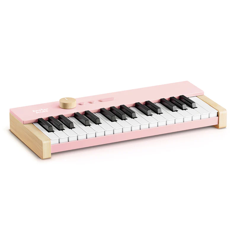 DONNER KIDO V-10 LIGHT PINK RÓŻOWE PIANINO CYFROWE DLA DZIECI 32 KLAWISZE Z NOGAMI EC7540