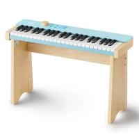 DONNER KIDO V-20 LIGHT BLUE NIEBIESKIE PIANINO CYFROWE DLA DZIECI 44 KLAWISZE Z NOGAMI EC7542