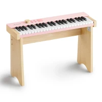 DONNER KIDO V-20 LIGHT PINK RÓŻOWE PIANINO CYFROWE DLA DZIECI 44 KLAWISZE Z NOGAMI EC7541