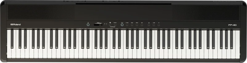 ROLAND FP-40 BK CZARNE STAGE PIANO 88 KLAWISZY WAŻONA KLAWIATURA WIFI BLUETOOTH MIDI USB