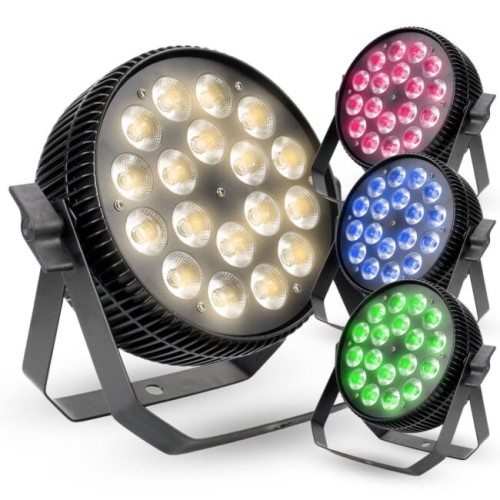 LIGHT4ME ALU TETRA RGBW PAR 18x10W REFLEKTOR SCENICZNY LED DMX