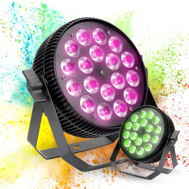 LIGHT4ME ALU TETRA RGBW PAR 18x10W REFLEKTOR SCENICZNY LED DMX