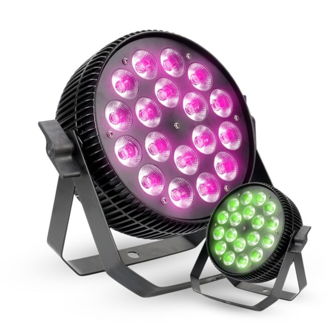 LIGHT4ME ALU TETRA RGBW PAR 18x10W REFLEKTOR SCENICZNY LED DMX