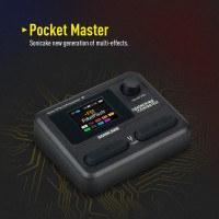 SONICAKE QME-10TBK POCKET MASTER CZARNY TRANSPARENTNY MULTIEFEKT GITAROWY PROCESOR