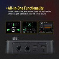 SONICAKE QME-10TBK POCKET MASTER CZARNY TRANSPARENTNY MULTIEFEKT GITAROWY PROCESOR