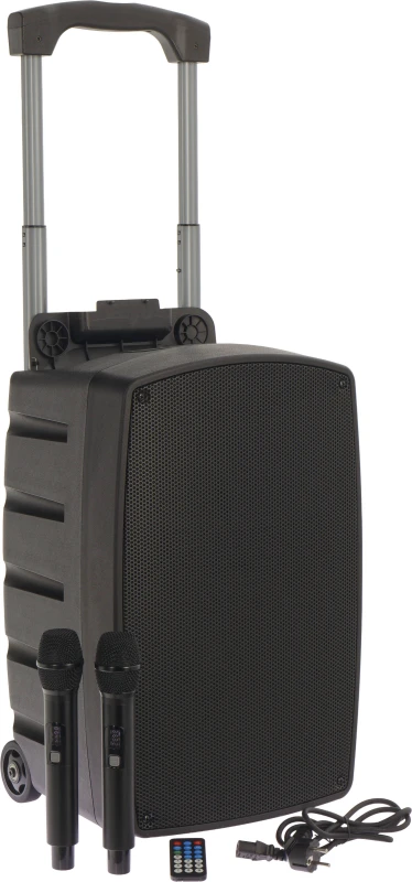ALGAM AUDIO TR12-BT KOLUMNA AKTYWNA MOBILNA NA AKUMULATOR 2x MIKROFON DO RĘKI BLUETOOTH USB MP3 EFEKTY
