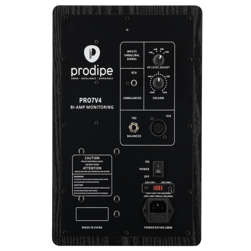Prodipe Pro 7 V4 Black Wood - aktywny monitor studyjny 6,5” 100 W RMS