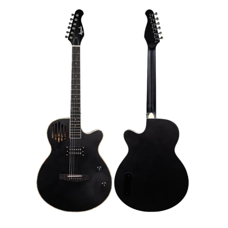 Gitara elektryczna hybrydowa 2 w 1 Kazuki AKZ-SA-40-BK