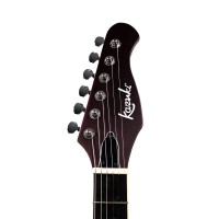 Gitara elektryczna hybrydowa 2 w 1 Kazuki AKZ-SA-40-BK