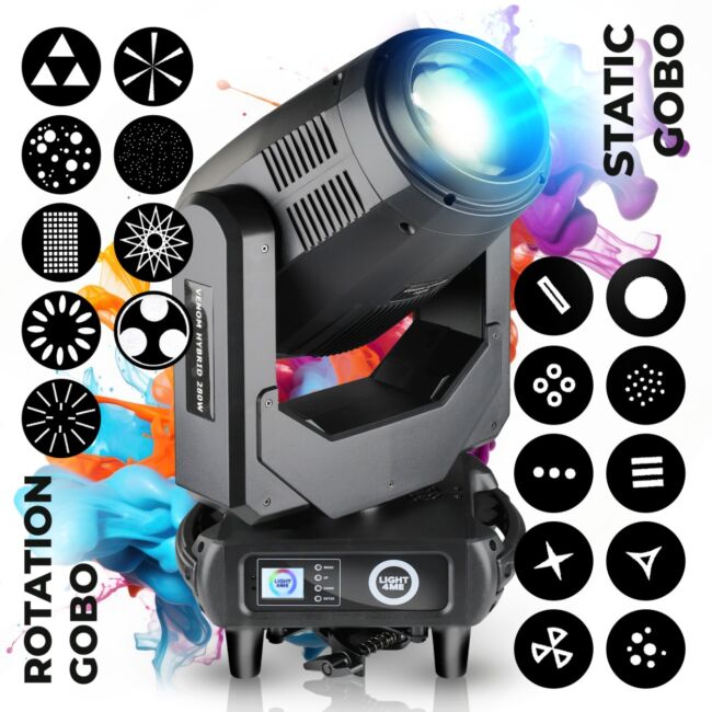 LIGHT4ME VENOM HYBRID 280W głowica ruchoma hybryda