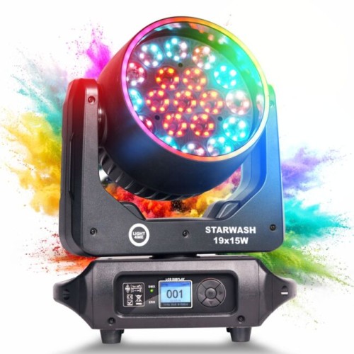 LIGHT4ME STARWASH 19x15W RGBW głowica ruchoma wash