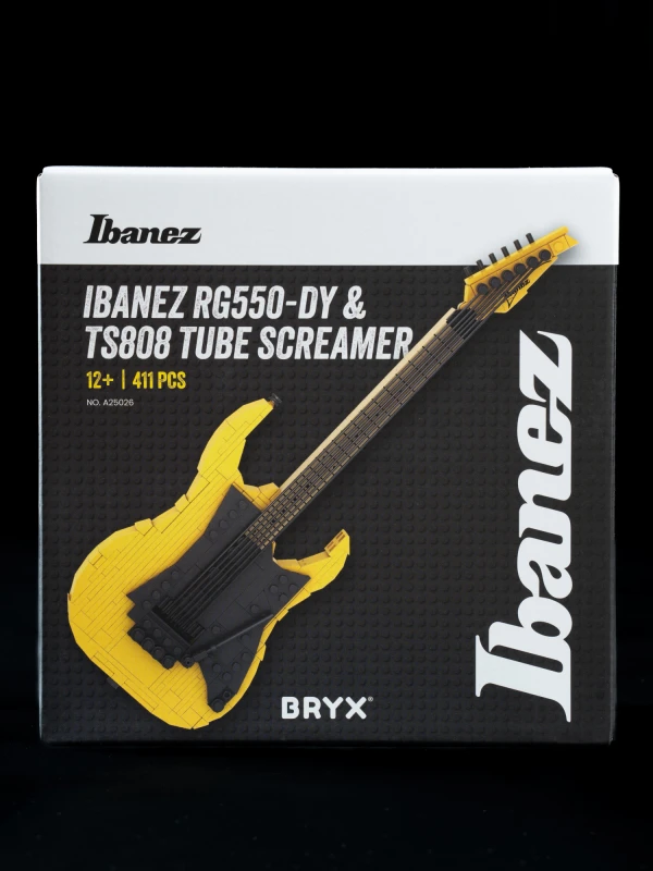 IBANEZ RGBRYX-DY BRYX RG550-DY TS808 KLOCKI GITARA ELEKTRYCZNA + EFEKT ZESTAW 411 ELEMENTÓW