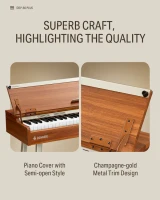 DONNER DDP-80 PLUS RETRO WOOD PIANINO CYFROWE WAŻONA KLAWIATURA 88 KLAWISZY