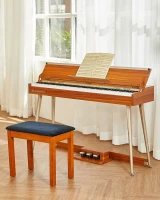 DONNER DDP-80 PLUS RETRO WOOD PIANINO CYFROWE WAŻONA KLAWIATURA 88 KLAWISZY