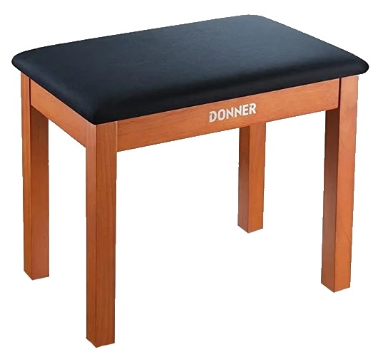 DONNER DKB-10 BURLY WOOD STOŁEK ŁAWA DO PIANINA DREWNIANA