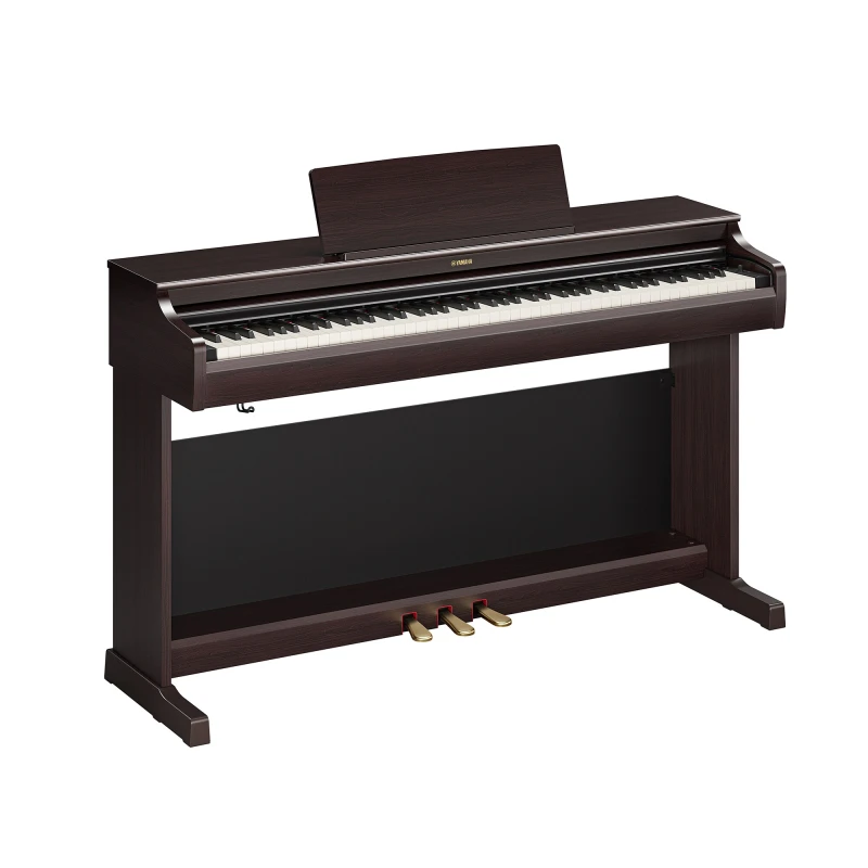 YAMAHA YDP-166R PIANINO CYFROWE 88 KLAWISZY WAŻONA KLAWIATURA BRĄZ ROSEWOOD