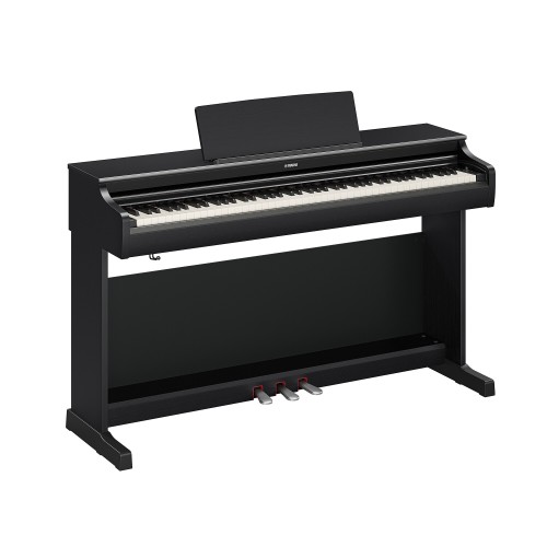 YAMAHA YDP-166B CZARNE PIANINO CYFROWE 88 KLAWISZY WAŻONA KLAWIATURA