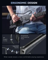 DONNER HUSH-X BLACK CZARNA GITARA ELEKTRYCZNA EC6810