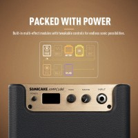 SONICAKE QAM-20 AMPCUBE WZMACNIACZ GITAROWY COMBO EFEKTY RYTMY BLUETOOTH