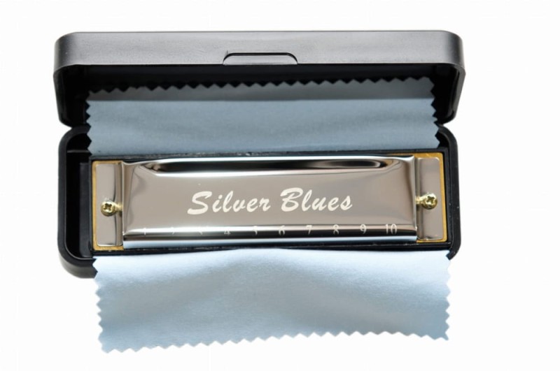 EVER PLAY SILVER BLUES C HARMONIJKA USTNA