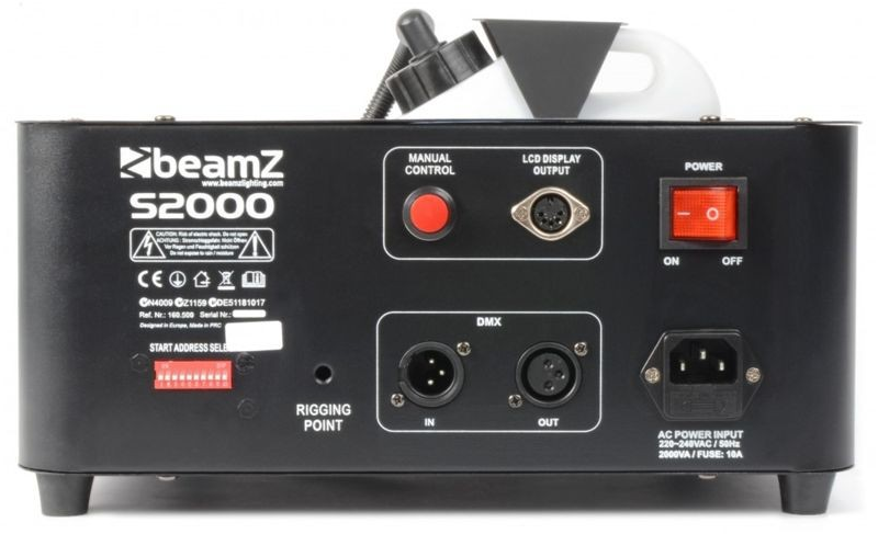 BEAMZ S2000 MASZYNA DO DYMU DMX LED