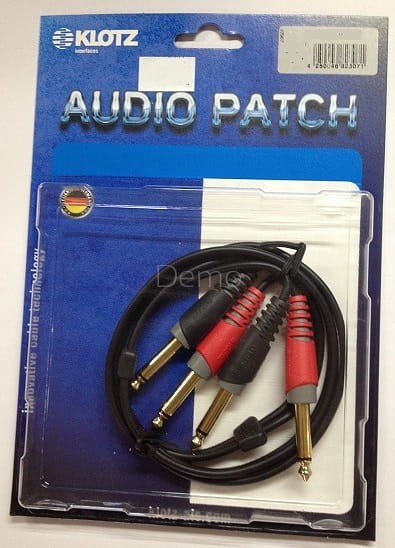KLOTZ AT-JJ0600 KABEL 6m 2xJACK/2xJACK