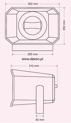 DEXON SC 60AH GŁOŚNIK TUBOWY