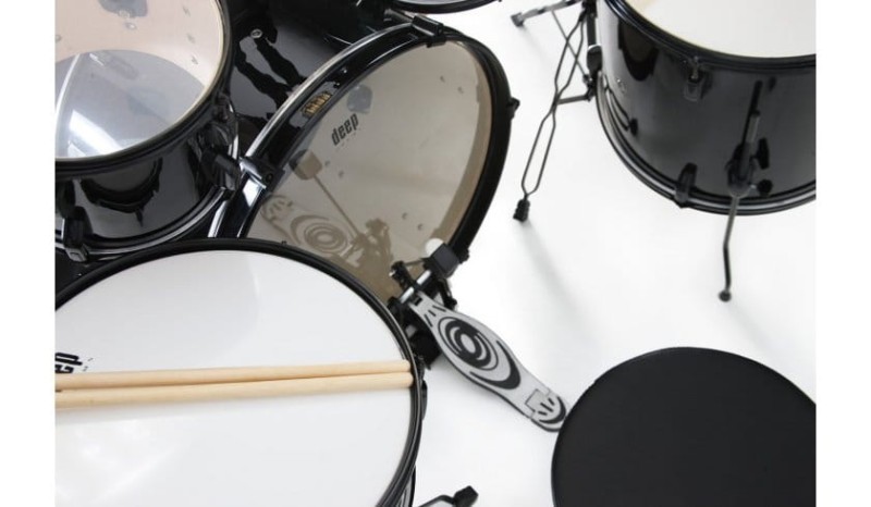 DEEP DRUMS DP101 BLACK PERKUSJA AKUSTYCZNA