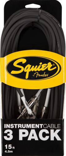 SQUIER 15 INSTR CABLE 3 PACK 099-1915-090