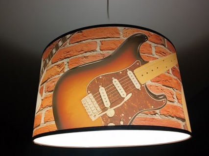 ZEBRA MUSIC LAMPA Z GITARAMI L03