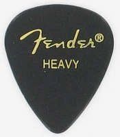 FENDER BLACK PICK HEAVY 098-0351-506