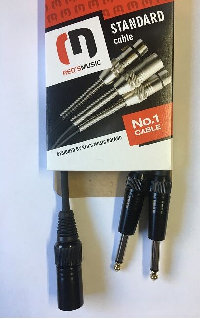 REDS AU5105BX KABEL AUDIO STANDARD INS2 0,5M KM/2JM