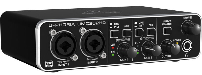 BEHRINGER UMC202HD INTERFEJS USB