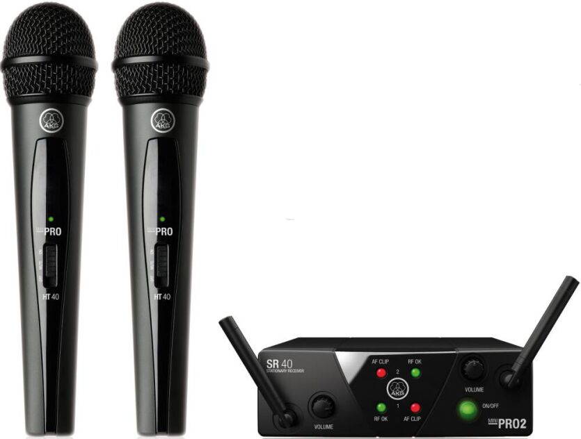 AKG WMS-40 MINI 2 DUAL VOCAL SET BD US25A/C