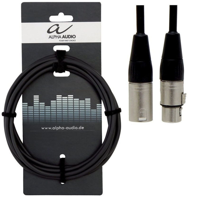 ALPHA AUDIO 190545 KABEL XLR/XLR 3m