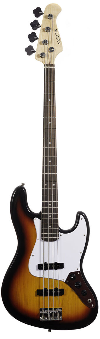 ARROW LOUISIANA 4 BASS SUNBURST ROSEWOOD/WHITE