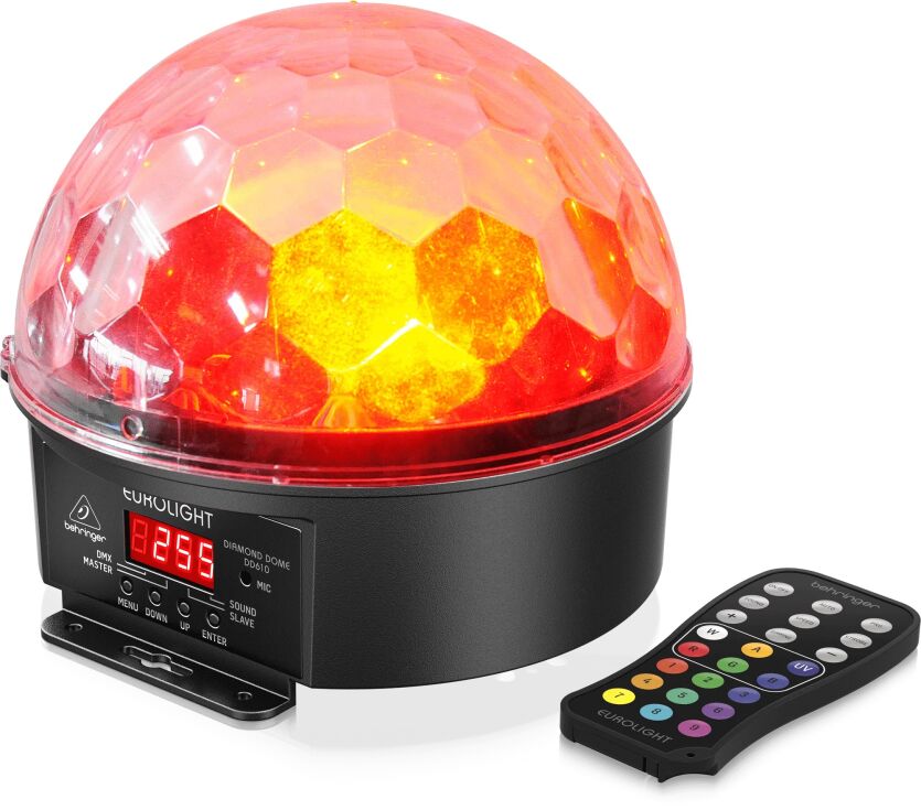 BEHRINGER DIAMOND DOME DD610-R KULA LED Z PILOTEM