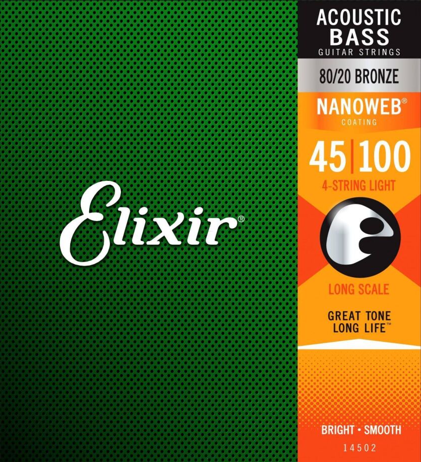 ELIXIR 14502 ACOUSTIC BASS LIGHT 45-100 NW STRUNY BASOWE AKUSTYCZNE