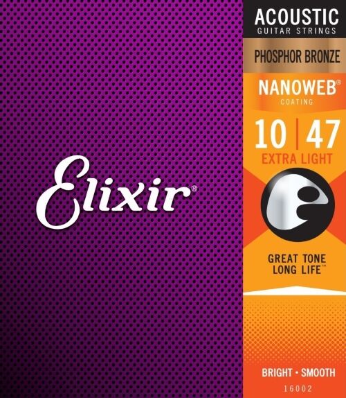 ELIXIR 16002 PHOSPHOR BRONZE EXTRA LIGHT(10-47) NW