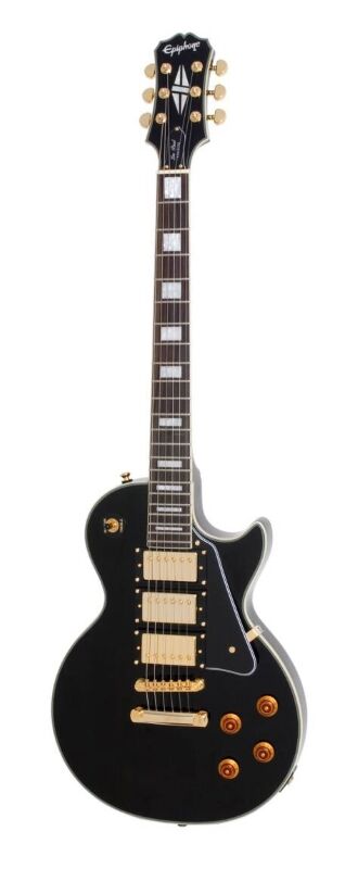 EPIPHONE LES PAUL CUSTOM BLACK BEAUTY 3PU EB