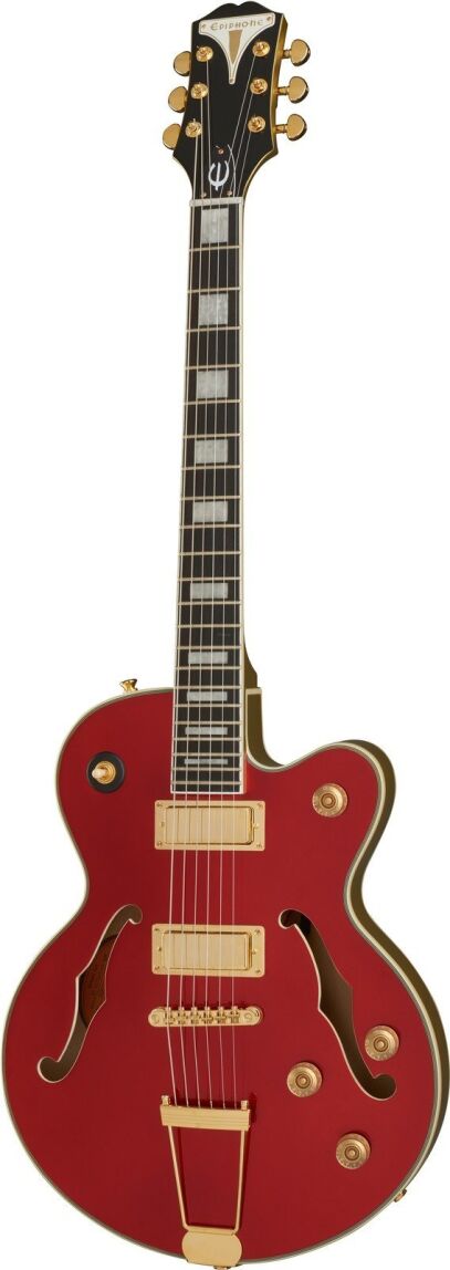 EPIPHONE UPTOWN KAT ES RUM RUBBY RED METALLIC