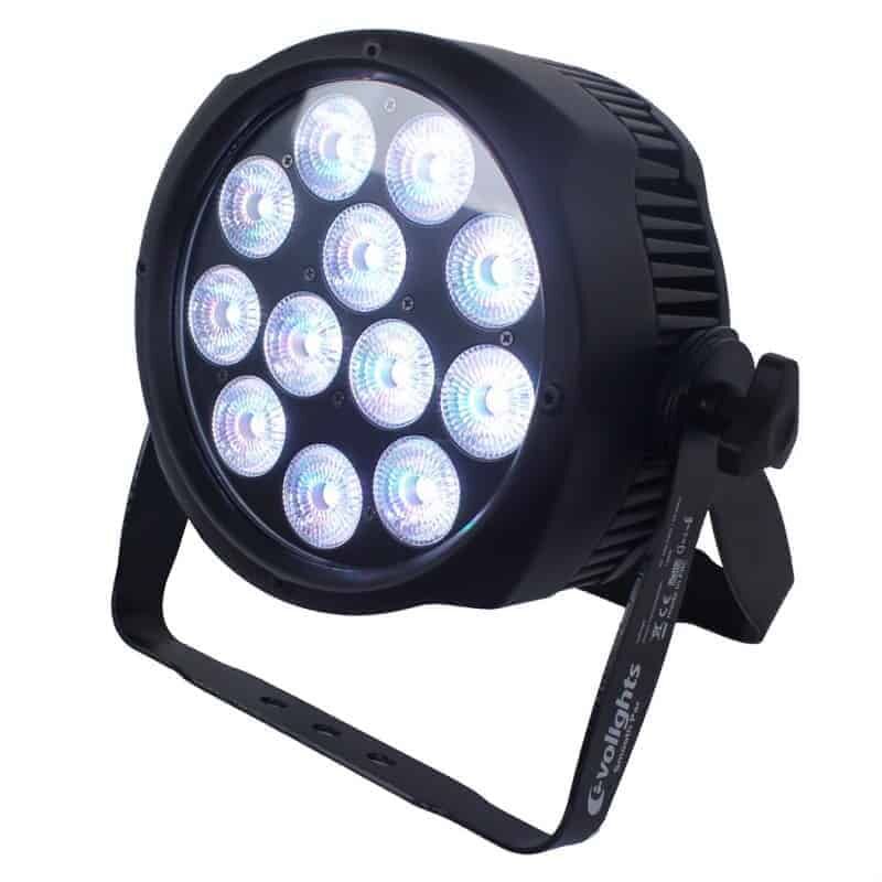 EVOLIGHTS SMOOTH PAR 12X10W RGBWA-UV LED IP65