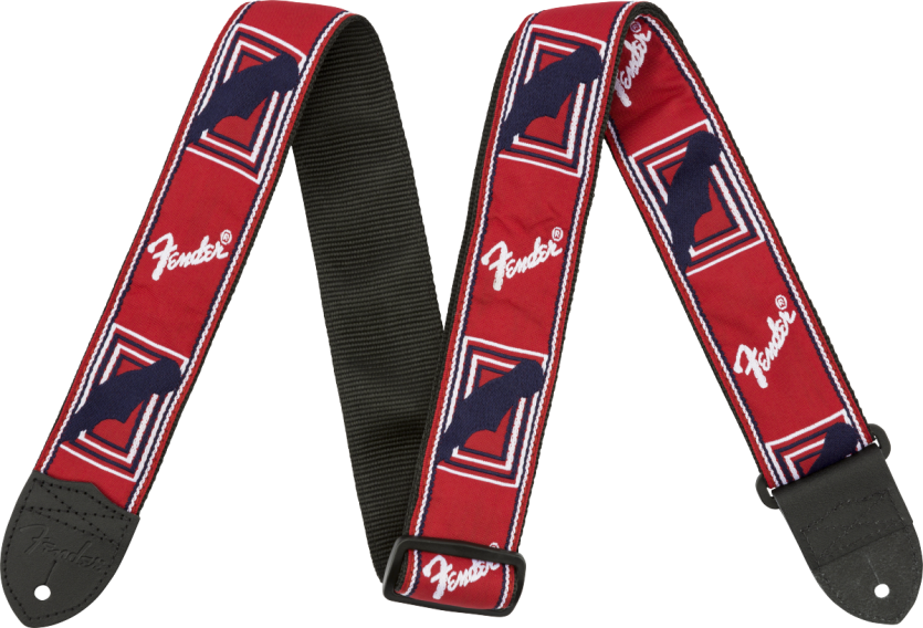 FENDER RED/WHITE/BLUE MONO STRAP 099-0682-000