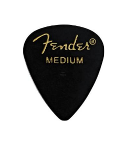 FENDER BLACK PICK MEDIUM 198-0351-306