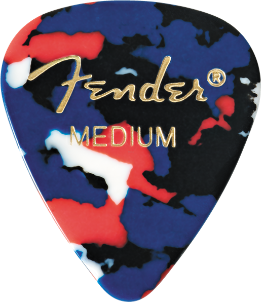 FENDER CONFETTI PICK MEDIUM 198-0351-350