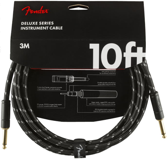 FENDER DELUXE 10 INST CBL BTWD KABEL 3m 099-0820-092