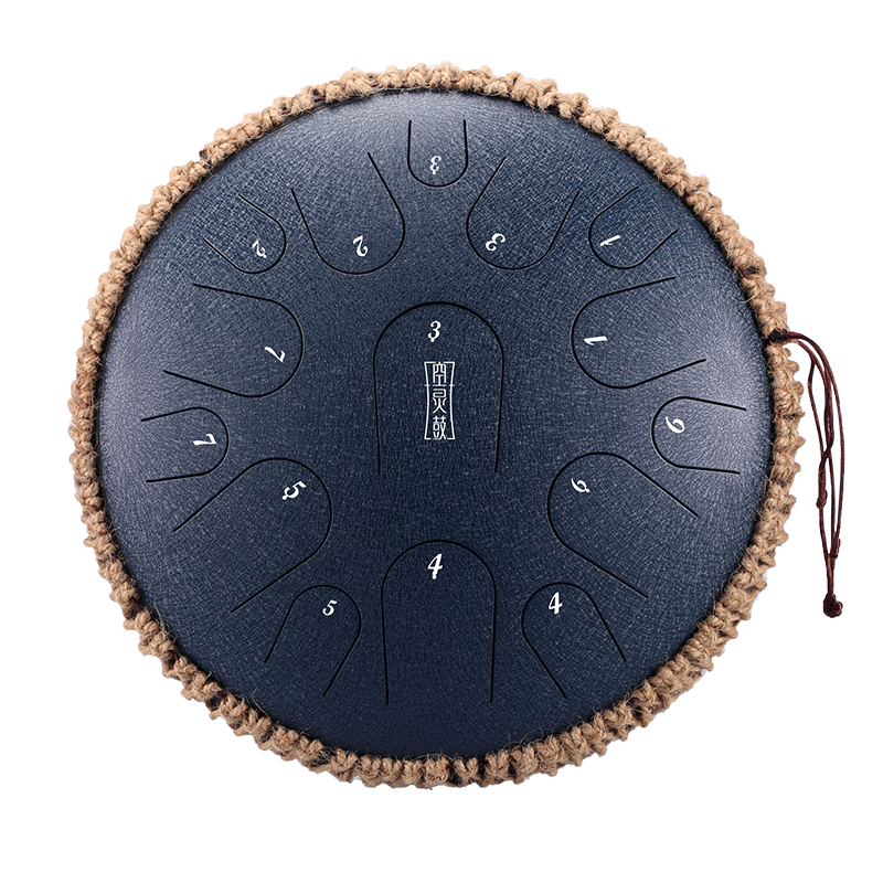 HLURU TB15-14-NAVYBLUE TONGUE DRUM 15 TON 14 HANDPAN NIEBIESKI